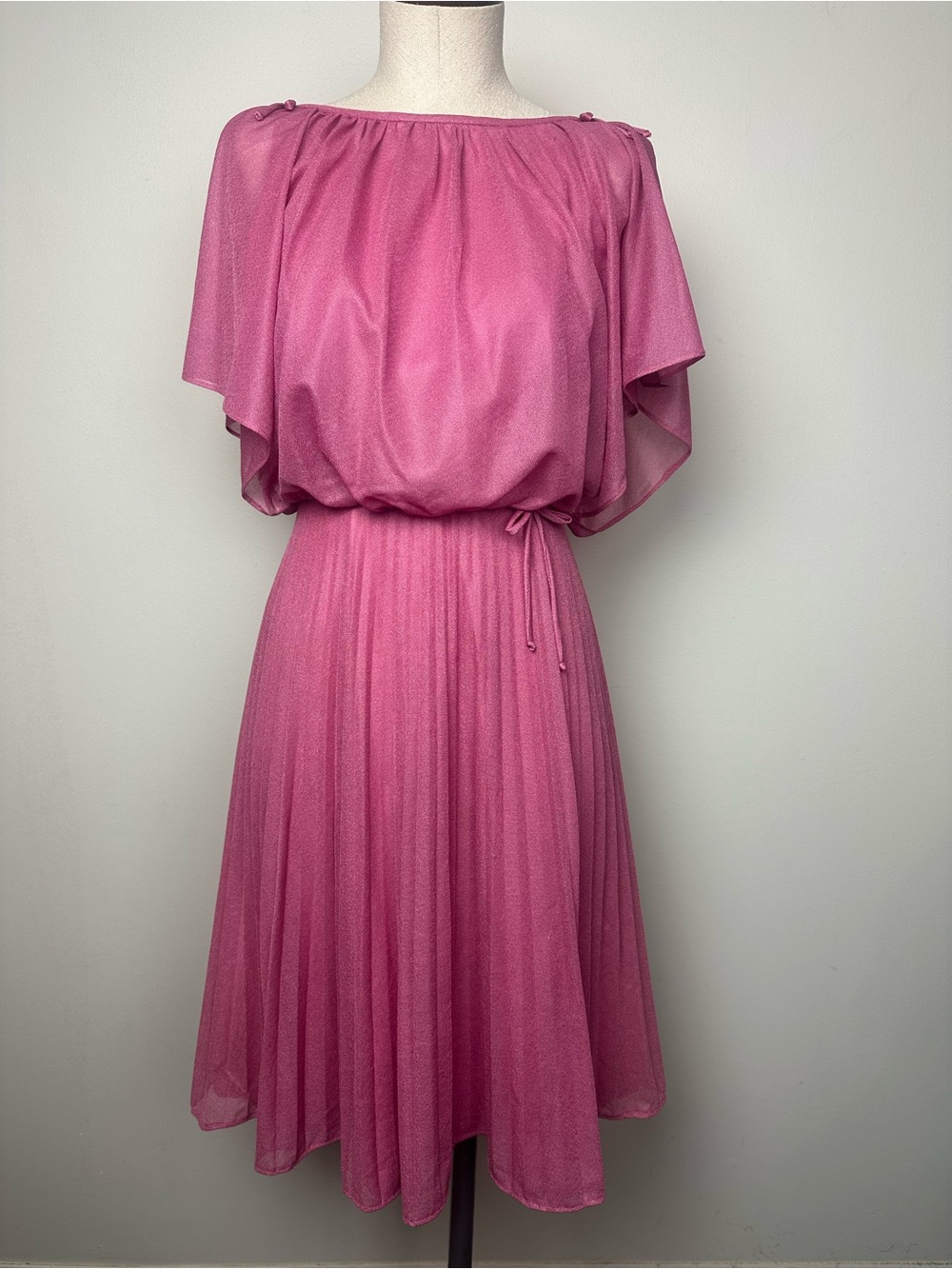 Vintage 70s Mauve Dress